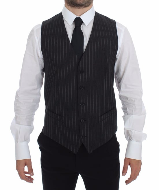 Narrow Stripe Vest Formele Stijl - Image 1