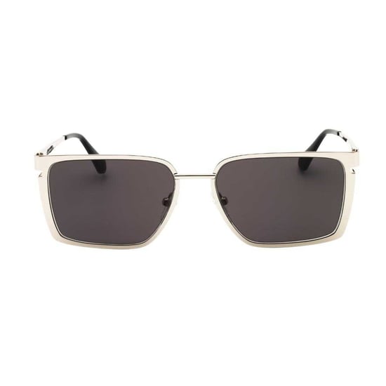 Off White Unisex Adult Yoder Sunglasses (Silver/Dark Grey) - Image 2