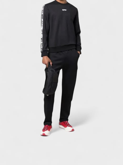 Off-White Logoband Sport Sweatpants Black - Image 2