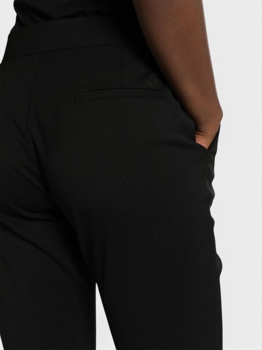 Off-White Wool Blend Basic Slim Pant Black - Image 5