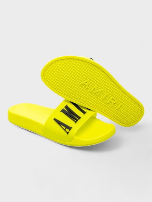 Amiri Rubber Classic Logo Pool Slide Volt - Image 2