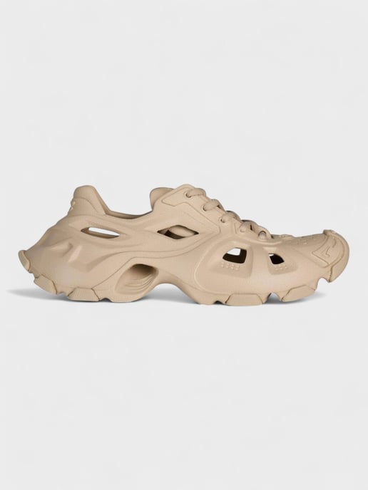 Balenciaga HD Caged Lace Up Sneakers Taupe - Image 1