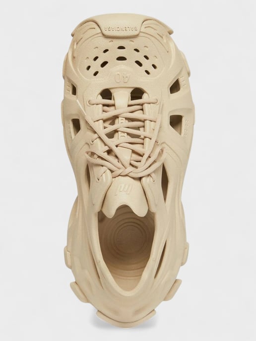 Balenciaga HD Caged Lace Up Sneakers Taupe - Image 2