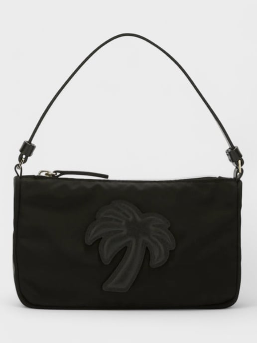 Palm Angels Grote Palm Nylon Pouch Zwart - Image 1
