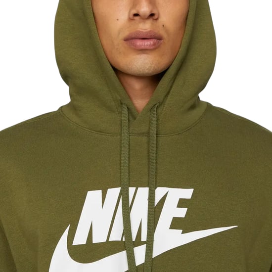 NIKE Mens Hoodie BV2973 Sportswear Club Fleece Graphic Pullover Sweat - Image 4