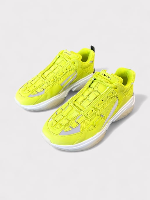 Amiri Bone Runner 'Neon Yellow Reflective' - Image 3