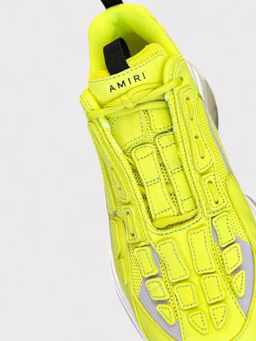 Amiri Bone Runner 'Neon Yellow Reflective' - Image 4