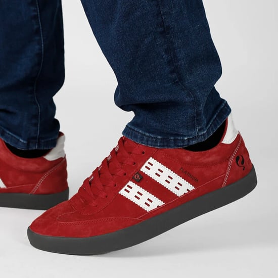 Q1905 Sneaker platinum rood/wit/antraciet - Image 5
