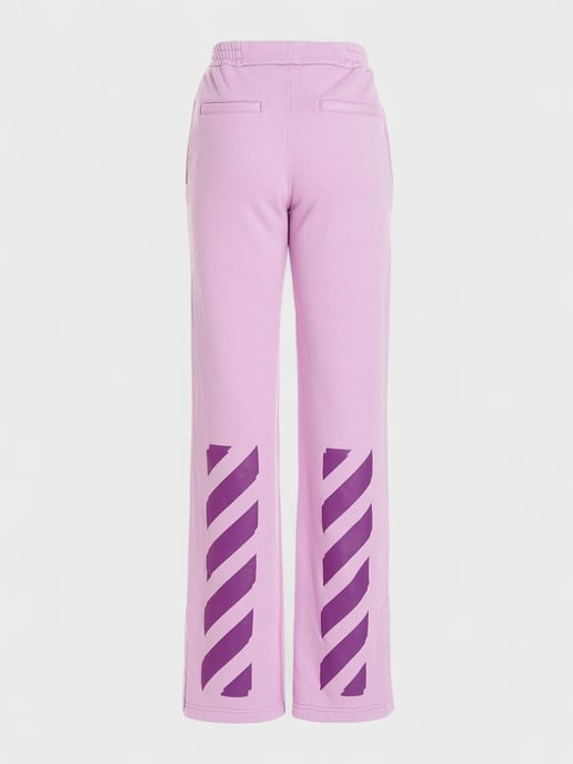 Off-White Diag Tapered Sweatpant Lilac - Image 1