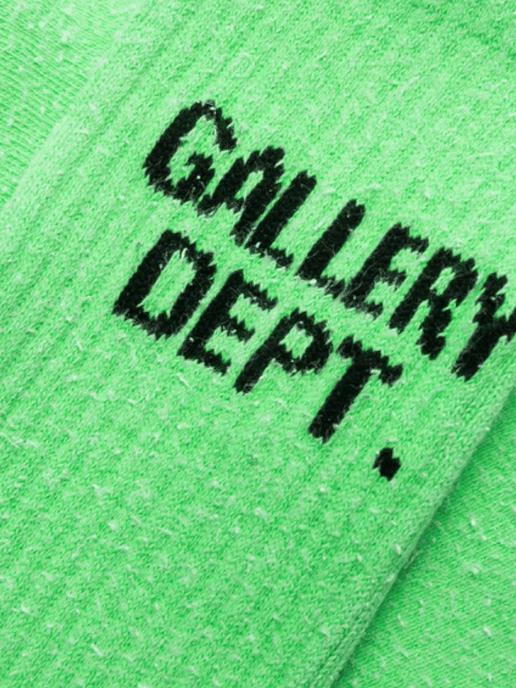 Gallery Dept. Clean Socks Flo Green - Image 2