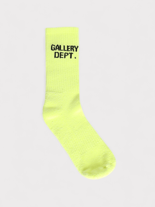 Gallery Dept. Clean Socks Flo Yellow - Image 1