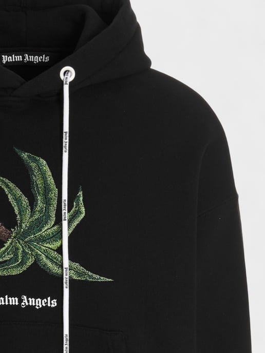 Palm Angels Broken Palm Black Hoody - Image 3