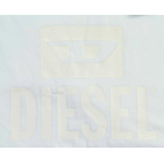 Diesel Heren Monotone Logo T-Shirt (Helder wit) - Image 2