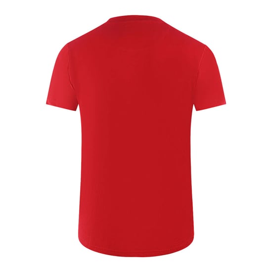 Aquascutum Heren Londen 1851 Split Logo T-Shirt (Rood) - Image 2