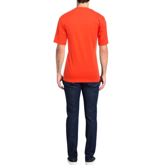 Moschino Heren Couture Glanzend Logo T-Shirt (Oranje) - Image 2
