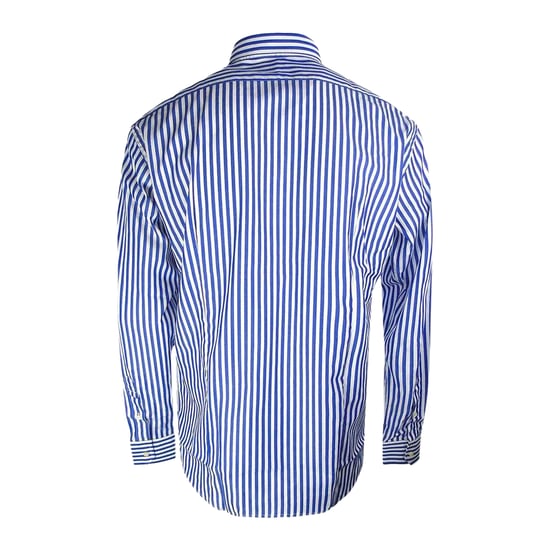 Aquascutum Heren Gestreept Overhemd Met Lange Mouwen (Blauw) - Image 2