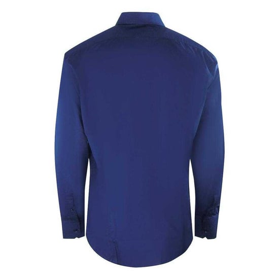 Aquascutum Effen herenoverhemd met lange mouwen (Royaal Blauw) - Image 2