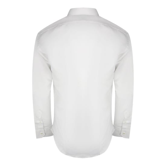 Aquascutum Effen shirt met lange mouwen en logo voor heren (Wit) - Image 2