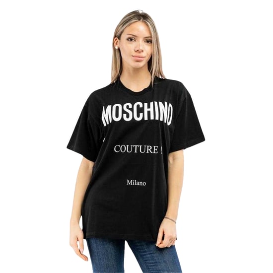 Moschino Heren Couture Milano T-Shirt (Zwart) - Image 4
