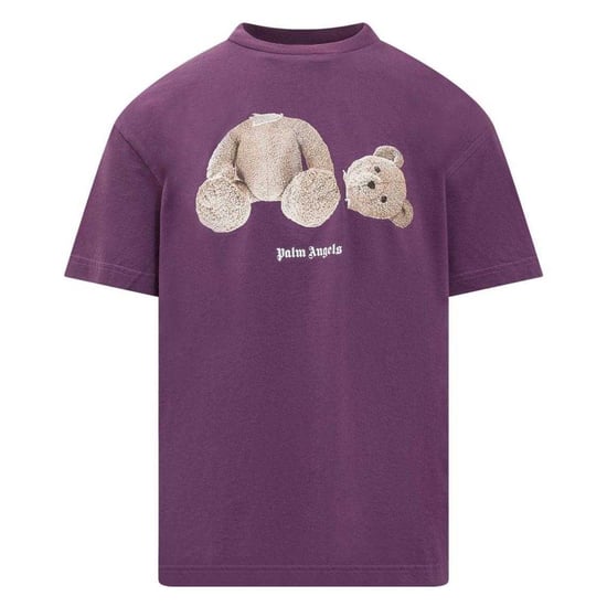 Palm Angels Heren Kill The Bear Logo T-Shirt (Paars) - Image 1