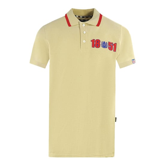 Aquascutum Heren London 1851 Polo Shirt (Lichtgeel) - Image 1