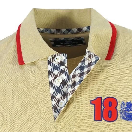 Aquascutum Heren London 1851 Polo Shirt (Lichtgeel) - Image 3