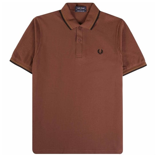 Fred Perry Herenpoloshirt met dubbele kraag (Maroon, Maroon) - Image 1