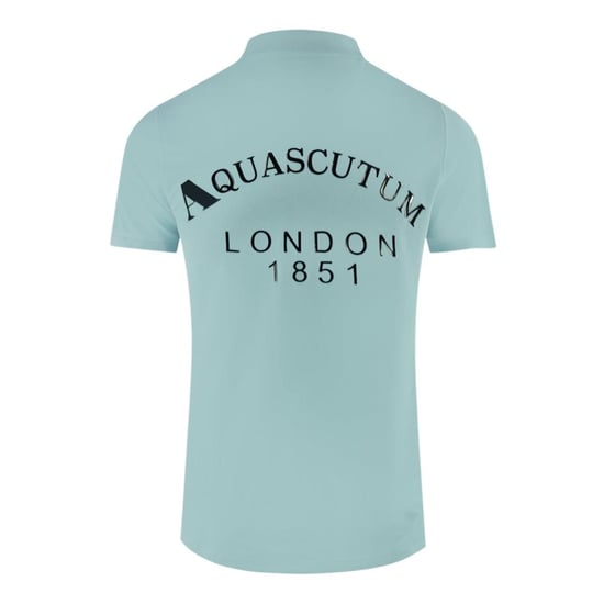 Aquascutum Heren London 1851 Poloshirt (Lichtblauw) - Image 2