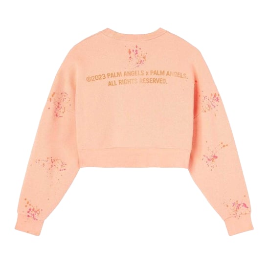 Palm Angels Dames/Dames Sweatshirt met geverfd overhemd (Roze) - Image 2