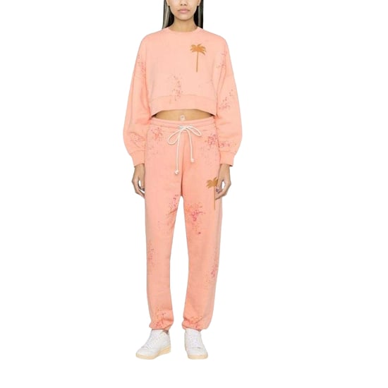 Palm Angels Dames/Dames Sweatshirt met geverfd overhemd (Roze) - Image 3