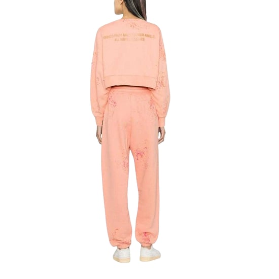 Palm Angels Dames/Dames Sweatshirt met geverfd overhemd (Roze) - Image 4