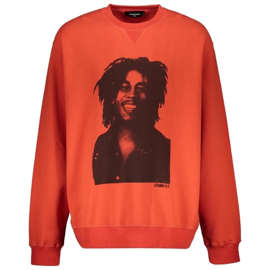 DSquared2 Heren Bob Marley Cool Fit Sweatshirt (Rood) - Image 4