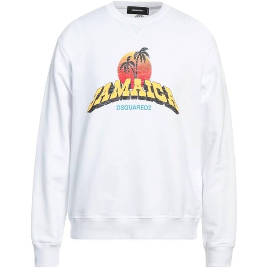DSquared2 Uniseks Jamaica Sweatshirt voor volwassenen (Wit) - Image 1