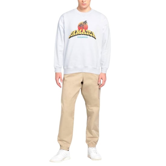 DSquared2 Uniseks Jamaica Sweatshirt voor volwassenen (Wit) - Image 4
