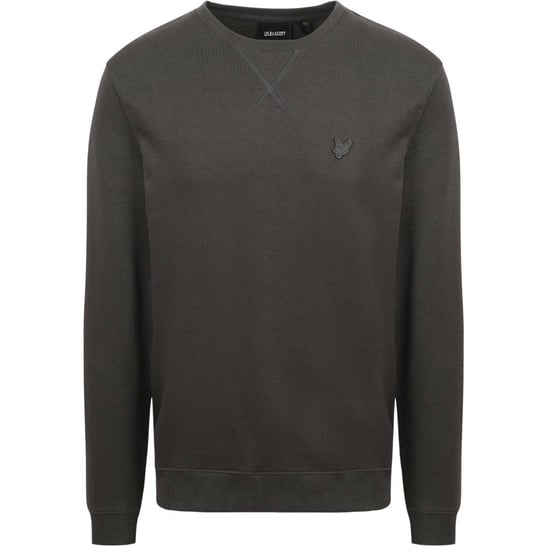 Lyle & Scott Uniseks Sweatshirt met tonaal adelaarslogo voor volwassenen (Donkergrijs) - Image 1