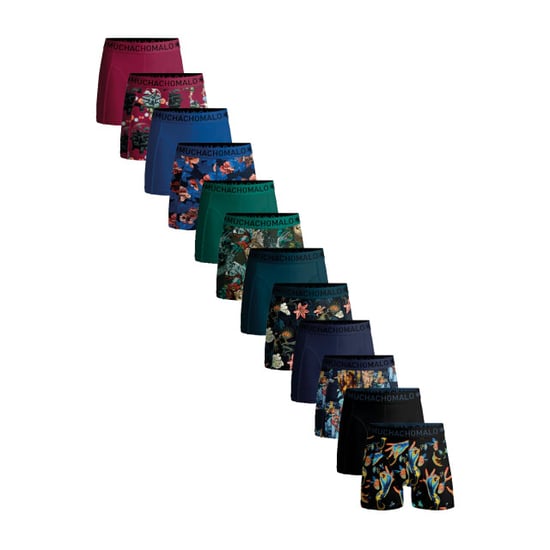 Muchachomalo Heren 12-pack boxershorts print/effen - Image 5