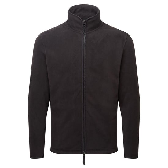 Premier Mens Artisan Fleece Jacket (Black) - Image 1