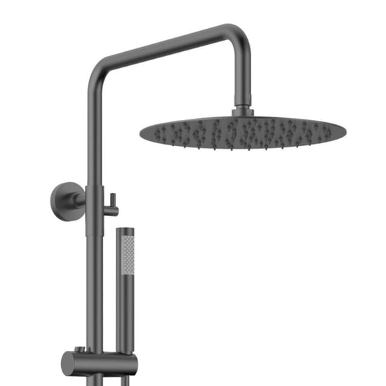 Vtw Living regendouche gun metal 30 cm thermostatische mengkraan - Image 3