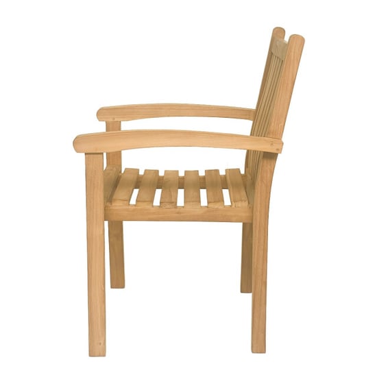 Livingfurn tuinstoel marco - teakhout - Image 6