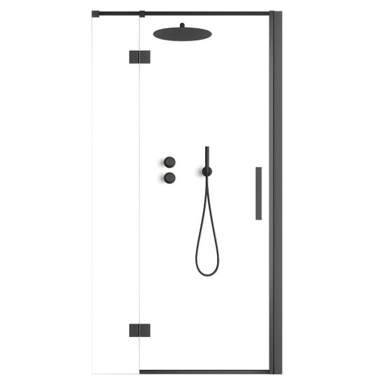 Vtw Living stijlvolle gun metal nisdeur deur rechts 120200 cm nano - Image 1