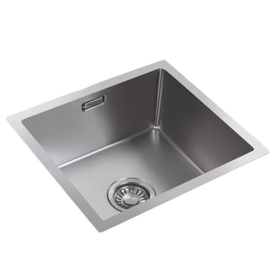 Vtw Living rvs spoelbak 44,5x34,5 cm inclusief aansluitset zonder kraangat - Image 4