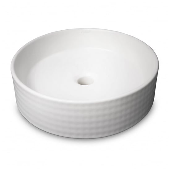 Vtw Living waskom rond mat keramiek opbouwwaskom 40 cm - Image 1
