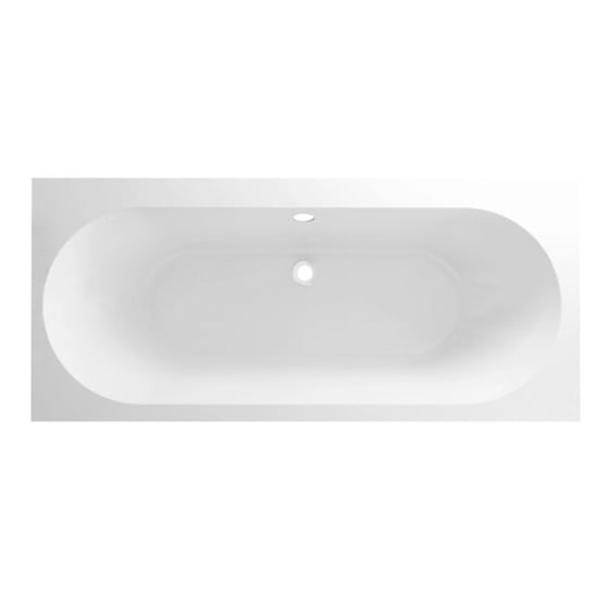 Vtw Living inbouwbad ligbad mat wit 180 80 cm - Image 3