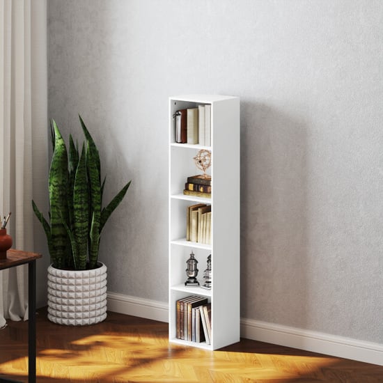 4goodz Boekenkast met 5 verstelbare planken 24x30x134 cm - - Image 4