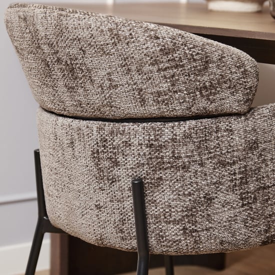 Starfurn eetkamerstoel otis grey met armleuning set van 2 - Image 2