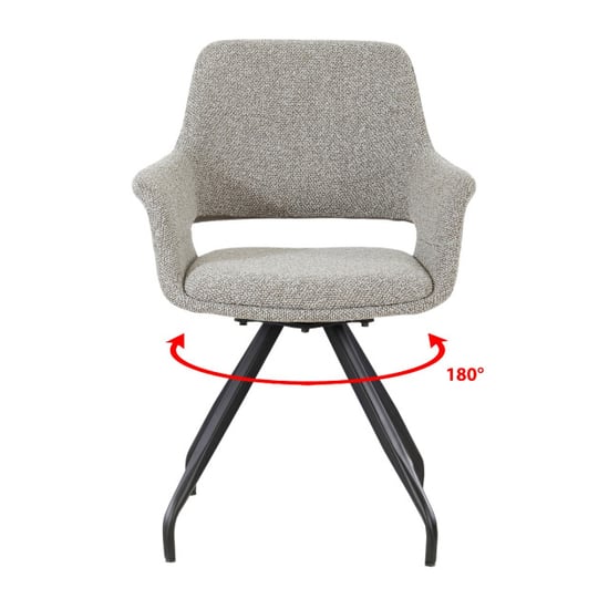 Livingfurn eetkamerstoel capp set van 2 61x61x88cm - Image 3