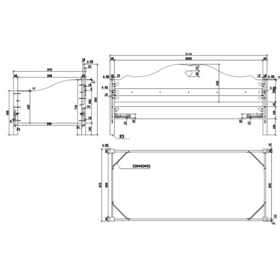 Lucevi amori kajuitbed + lattenbodem + rolbed - 90x200 cm - Image 2