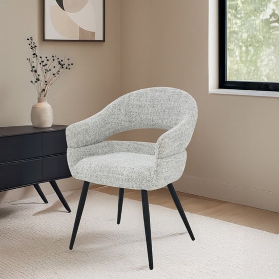Livingfurn eetkamerstoel megan bisque oasis set van 2 62x58x85cm - Image 2