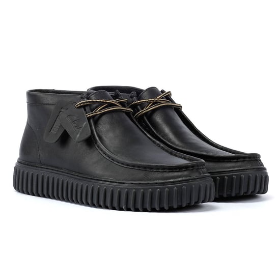 Clarks Originals Torhill Hi Leather Men's Black Boots - Image 1
