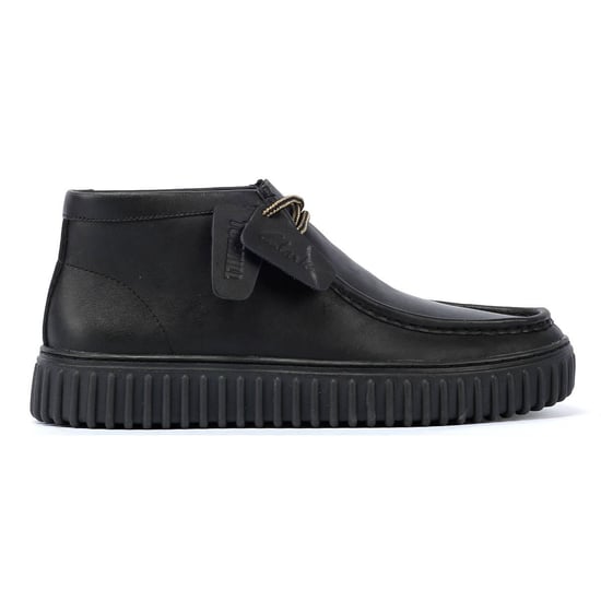 Clarks Originals Torhill Hi Leather Men's Black Boots - Image 5